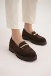 Jeremi Süet Acı Kahve Loafer