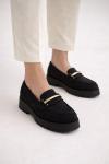 Jeremi Süet Siyah Loafer