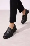 Kadın Siyah Günlük Loafer Ayakkabı