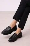 Kadın Siyah Günlük Loafer Ayakkabı